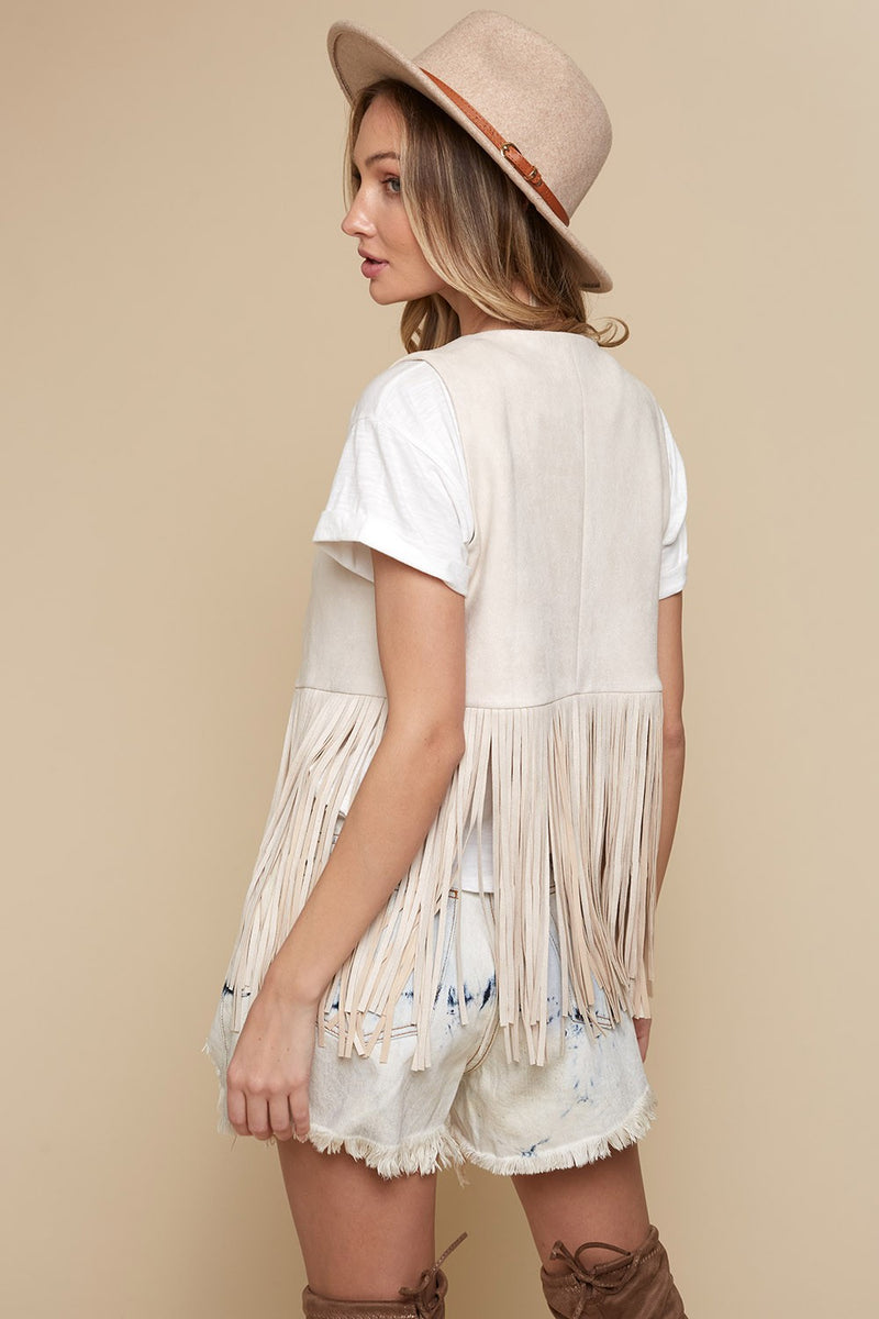 Boho Fringe Vest