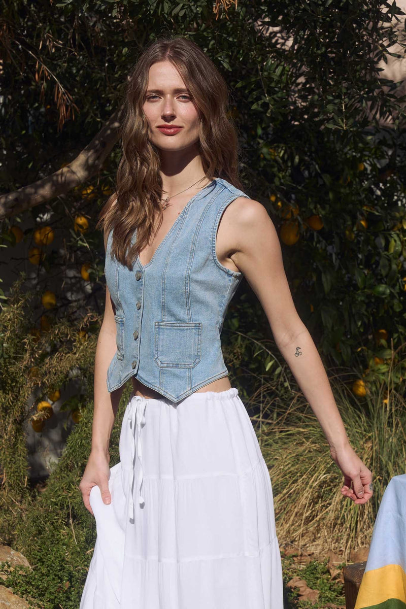 Jenny Denim Vest