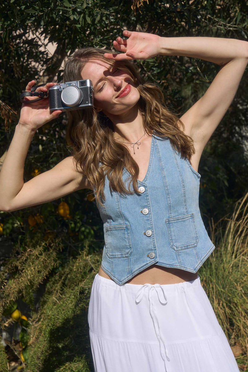 Jenny Denim Vest