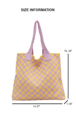 Checkered Tote