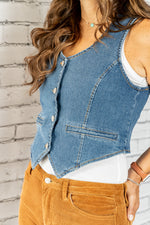 Denim Vest Final Sale