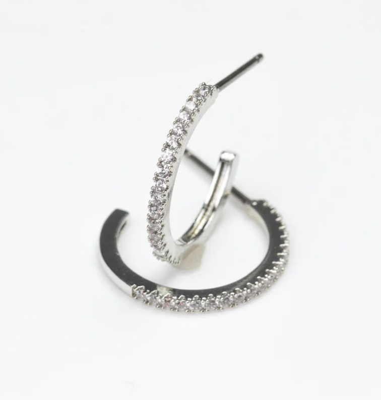 Small Luxe Hoop Earrings