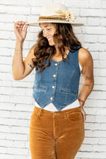 Denim Vest Final Sale