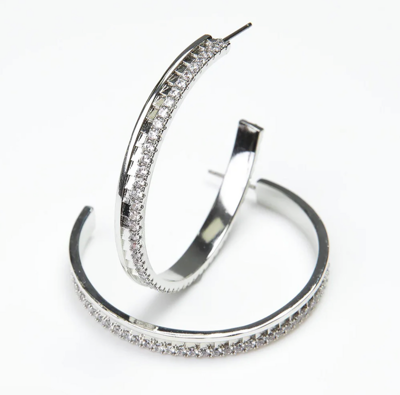 Large Luxe Hoop Earrings