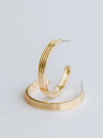 Medium Luxe Hoop Earrings