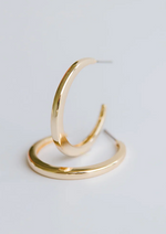 Large Luxe Hoop Earrings