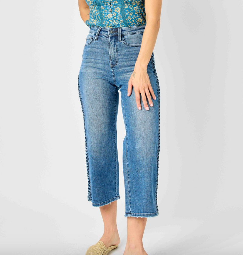 Cassie Cropped Denim Final Sale