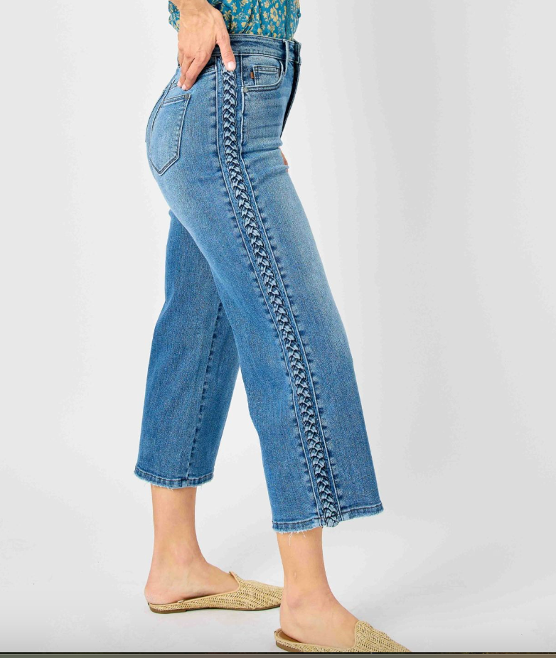 Cassie Cropped Denim Final Sale