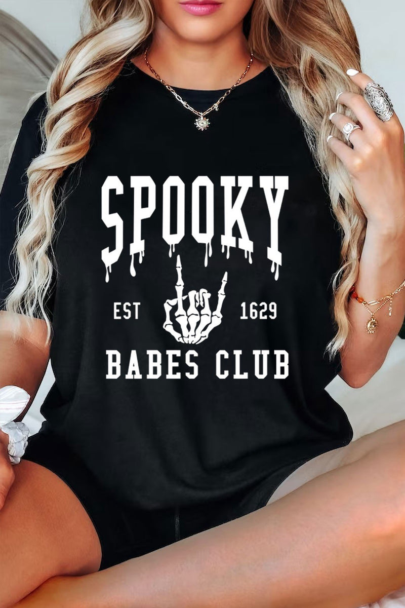 Spooky Babes Club tee Final Sale