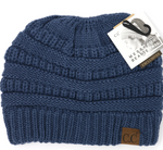 CC Messy Bun Beanie